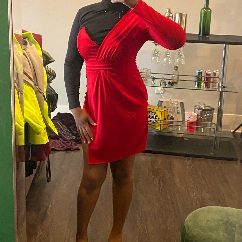 Red dress